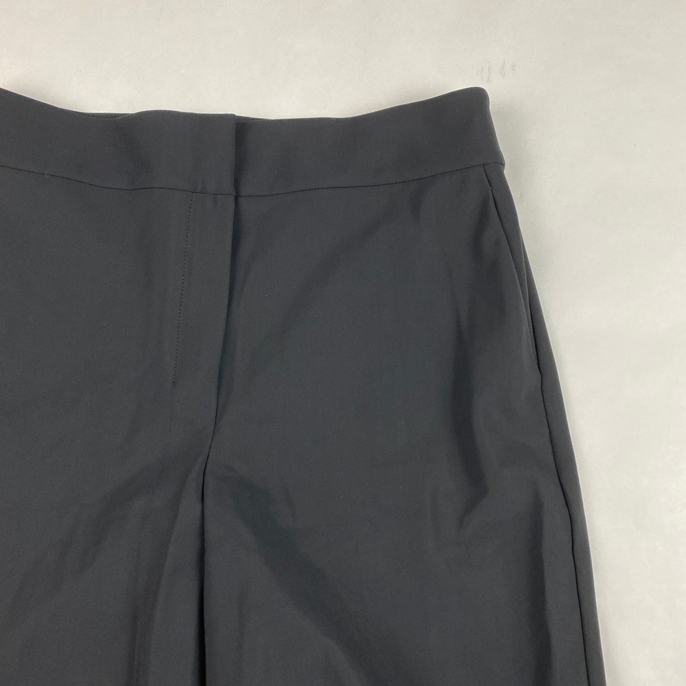 NWT Theory High Waist Wide Leg Precision Ponte Pants Women's Size 10 Black - Picture 3 of 14